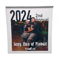 The Sexy Men of Pinball 2024 Calendar